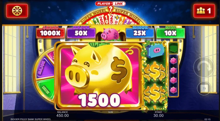 Bigger Piggy Bank Super Wheel velika pobjeda